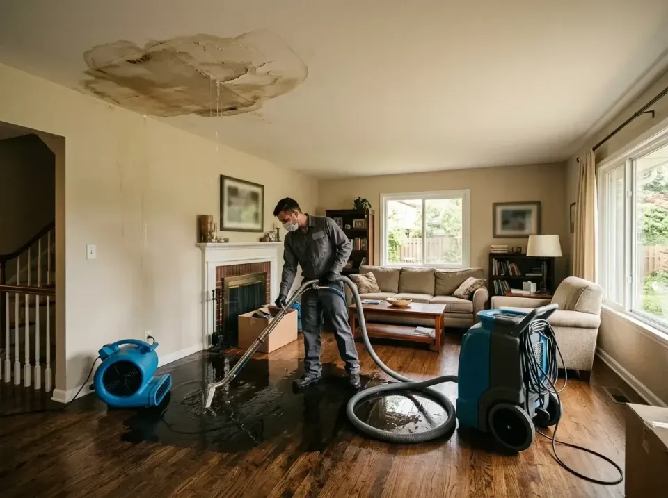 attic-pipe-burst-ceiling-drip-008 — frequently asked questions, Water Damage Restoration & Carpet Care in Holmen, WI